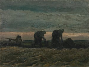 Deux femmes sur la lande
